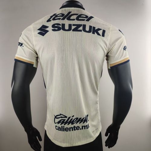 Player Version 2025-2026 Pumas Home Soccer Jersey Football Shirt