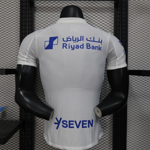 Player Version 2025-2026 Al-Hilal Saudi Away White Soccer Jersey ALHILAL Football Shirt