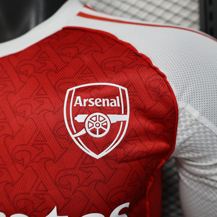 Long Sleeve Player Version 2025-2026 Arsenal Home Footbal Shirt Soccer Jersey