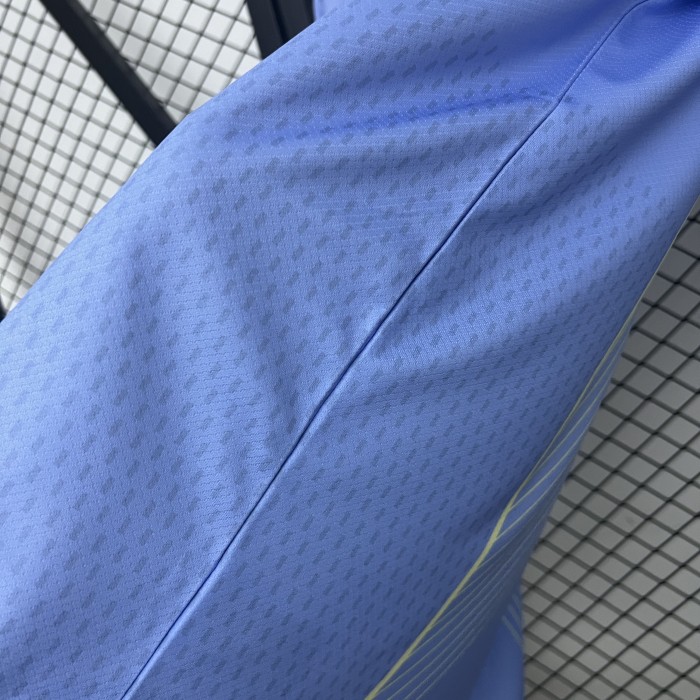 Barca Camisetas de Futbol Fans Version 2025-2026 Barcelona Blue Special Edition Soccer Jersey