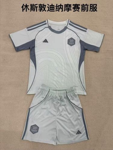 Youth Uniform Kids Kit 2025-2026 Houston Dynamo Soccer Training Jersey Shorts Child Football Set