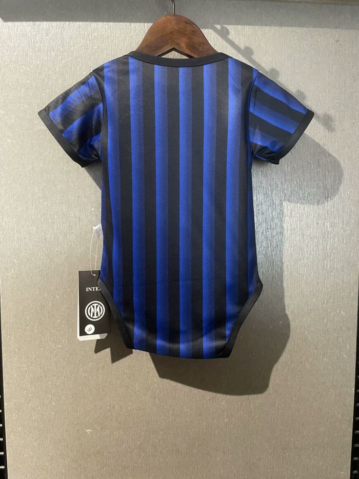 Baby Cloth 2025-2026 Inter Milan Home Soccer Jersey Baby Onesies