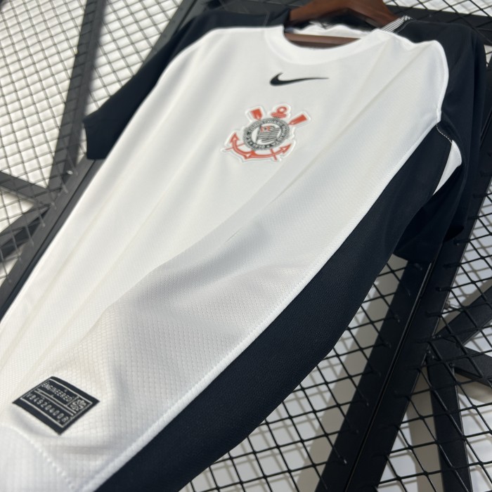 Fan Version 2025-2026 Corinthians Home Soccer Jersey Football Shirt
