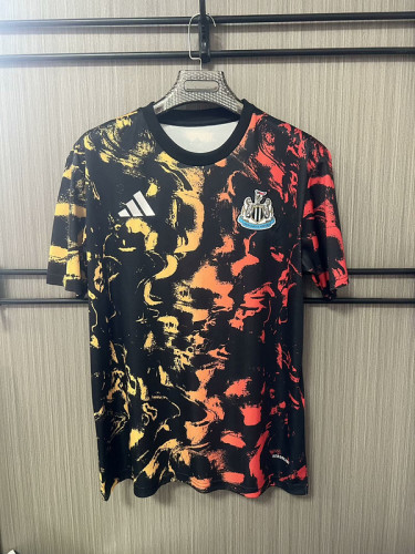 Fan Version 2025-2026 Newcastle United Soccer Pre-match Jersey Football Shirt