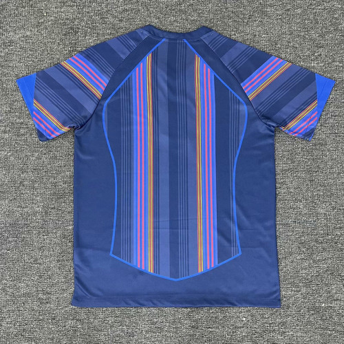 Barca Camisetas de Futbol Fans Version 2025-2026 Barcelona Dark Blue Special Edition Soccer Jersey