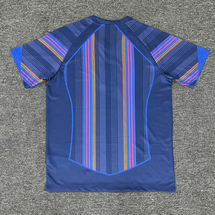 Barca Camisetas de Futbol Fans Version 2025-2026 Barcelona Dark Blue Special Edition Soccer Jersey