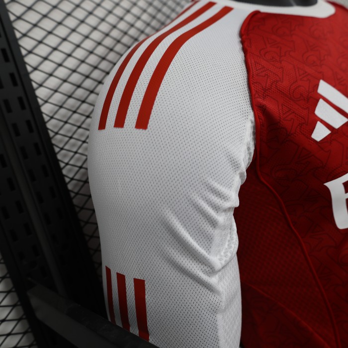 Long Sleeve Player Version 2025-2026 Arsenal Home Footbal Shirt Soccer Jersey
