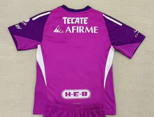 Fan Version 2025-2026 Tigres UANL Purple Goalkeeper Soccer Jersey Football Top