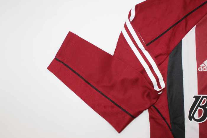 Long Sleeve Retro Jersey 2005-2006 River Plate GALLARDO 10 Away Red Soccer Jersey Vintage Football Shirt