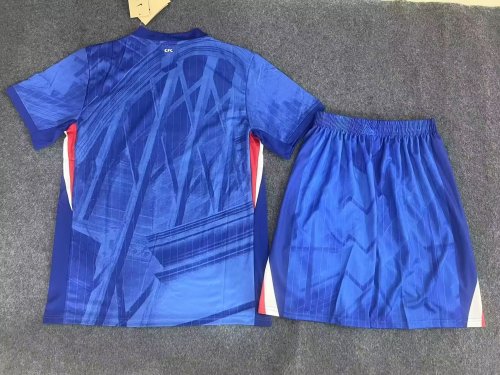 without Sponor Logo Adult Uniform 2025-2026 Chelsea Home Soccer Jersey Shorts Football Kit