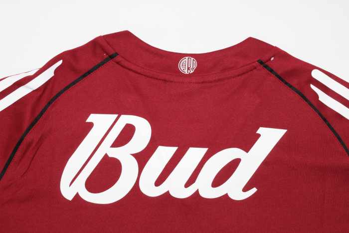 Long Sleeve Retro Jersey 2005-2006 River Plate GALLARDO 10 Away Red Soccer Jersey Vintage Football Shirt
