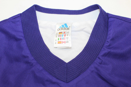 Retro Jersey 2002-2003 Real Madrid Third Away Purple/White Reversible Soccer Jersey Vintage Football Shirt