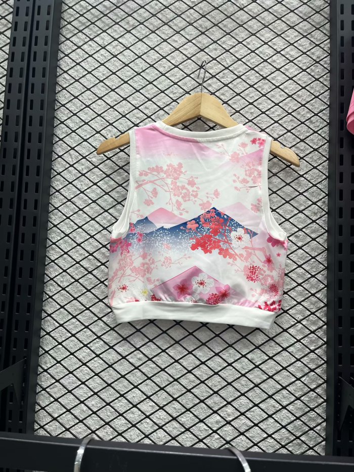 Women 2025-2026 Japan White/Pink Soccer Yoga Vest Girl Football Jersey