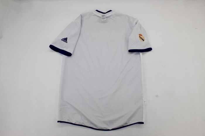 Retro Jersey 2002-2003 Real Madrid HIERRO 4 Third Away Purple/White Reversible Soccer Jersey Vintage Football Shirt
