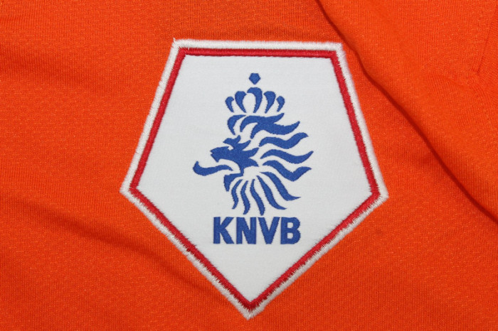 with Euro Patch Retro Jersey 2008 Netherlands Home Soccer Jersey Vintage Football Shirt