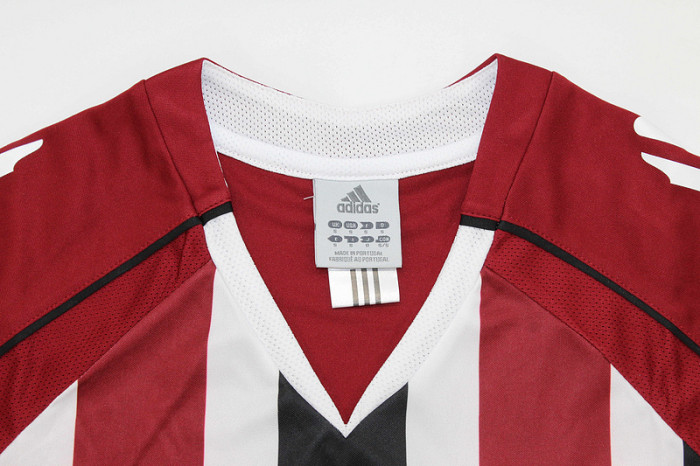 Long Sleeve Retro Jersey 2005-2006 River Plate GALLARDO 10 Away Red Soccer Jersey Vintage Football Shirt