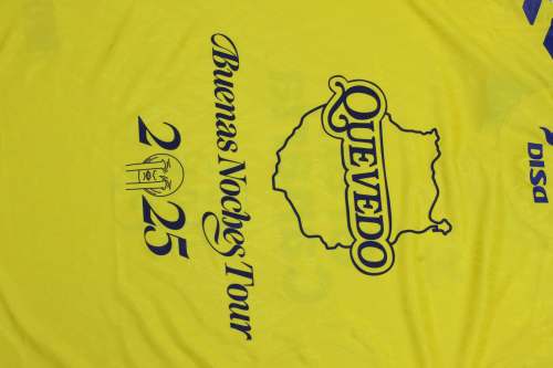 with All Sponor Logos Fan Version 2024-2025 Las Palmas Quevedo Version Home Soccer Jersey