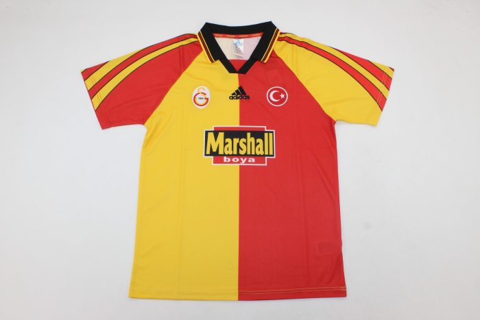 Retro Jersey 1998-1999 Galatasaray HAGI 10 Home Soccer Jersey Vintage Football Shirt