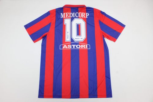 Retro Jersey 1994-1995 San Lorenzo MEDICORP 10 Home Soccer Jersey Vintage Football Shirt