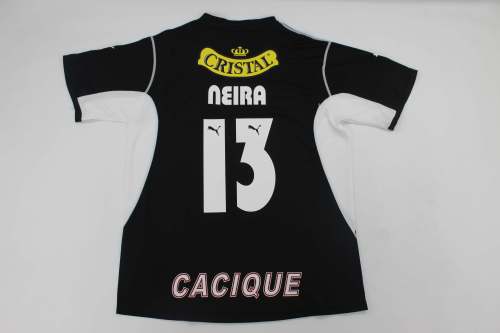 Retro Jersey 2003 Colo-Colo NEIRA 13 Away Black Soccer Jersey Vintage Football Shirt