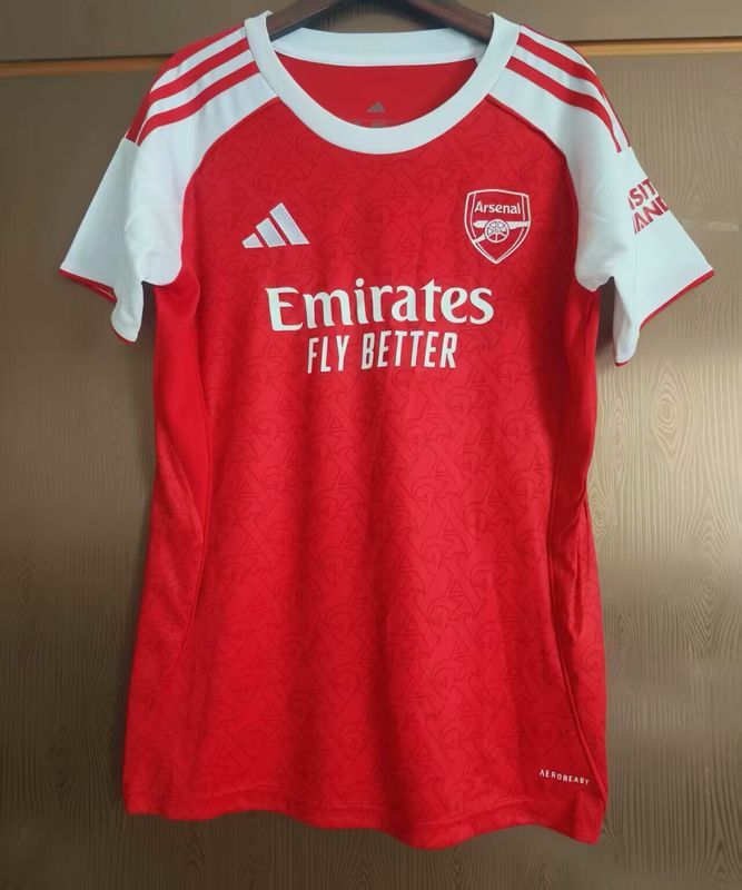 Women 2025-2026 Arsenal Home Soccer Jersey Girl Football Shirt