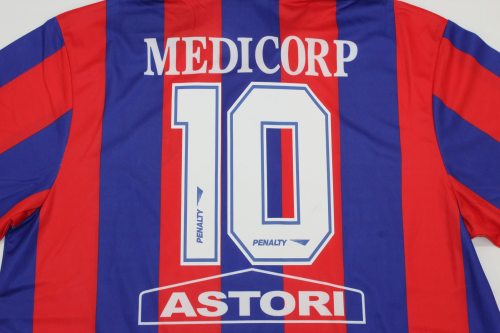 Retro Jersey 1994-1995 San Lorenzo MEDICORP 10 Home Soccer Jersey Vintage Football Shirt