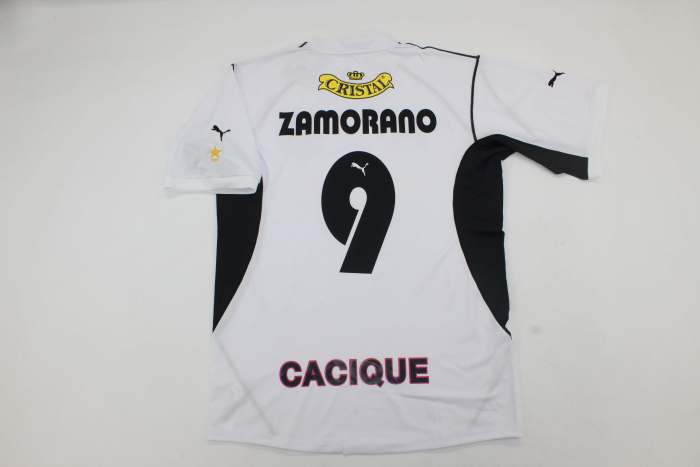 Retro Jersey 2003 Colo-Colo ZAMORANO 9 Home Soccer Jersey Vintage Football Shirt