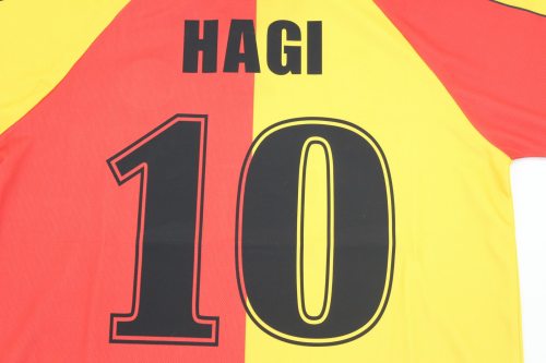 Retro Jersey 1998-1999 Galatasaray HAGI 10 Home Soccer Jersey Vintage Football Shirt