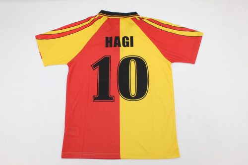 Retro Jersey 1998-1999 Galatasaray HAGI 10 Home Soccer Jersey Vintage Football Shirt