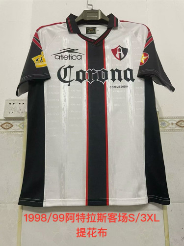 Retro Jersey 1998-1999 Club Atlas Away Soccer Jersey Vintage Football Shirt