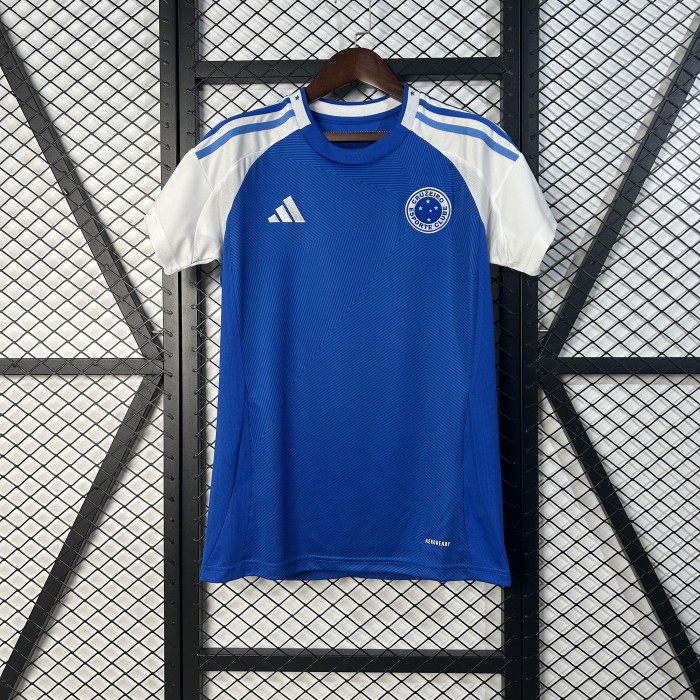 Women 2025-2026 Cruzeiro Home Soccer Jersey Girl Football Shirt