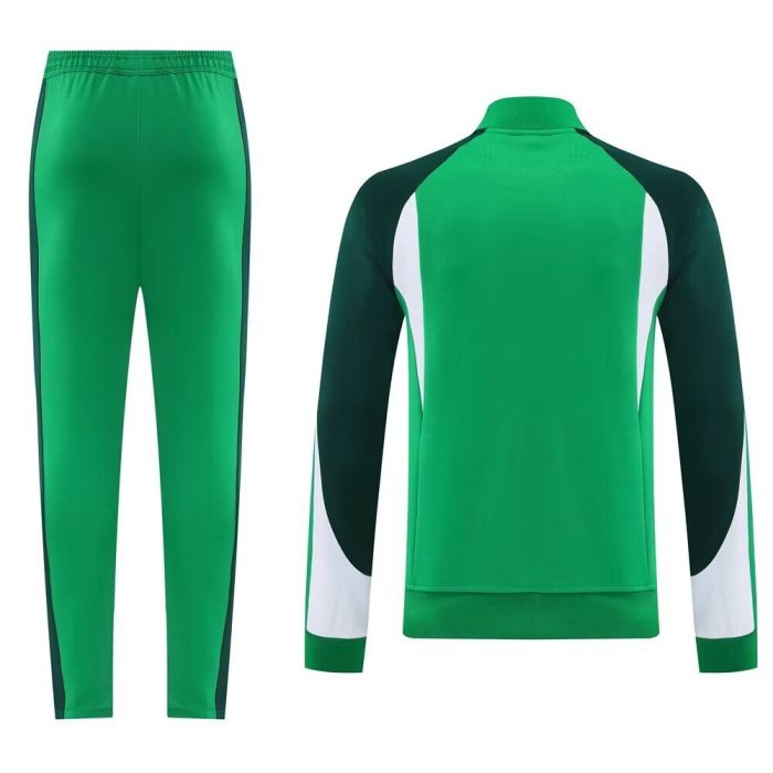 NJ17 2025-2026 NK Green Soccer Training Jacket and Pants Football Tracksuit