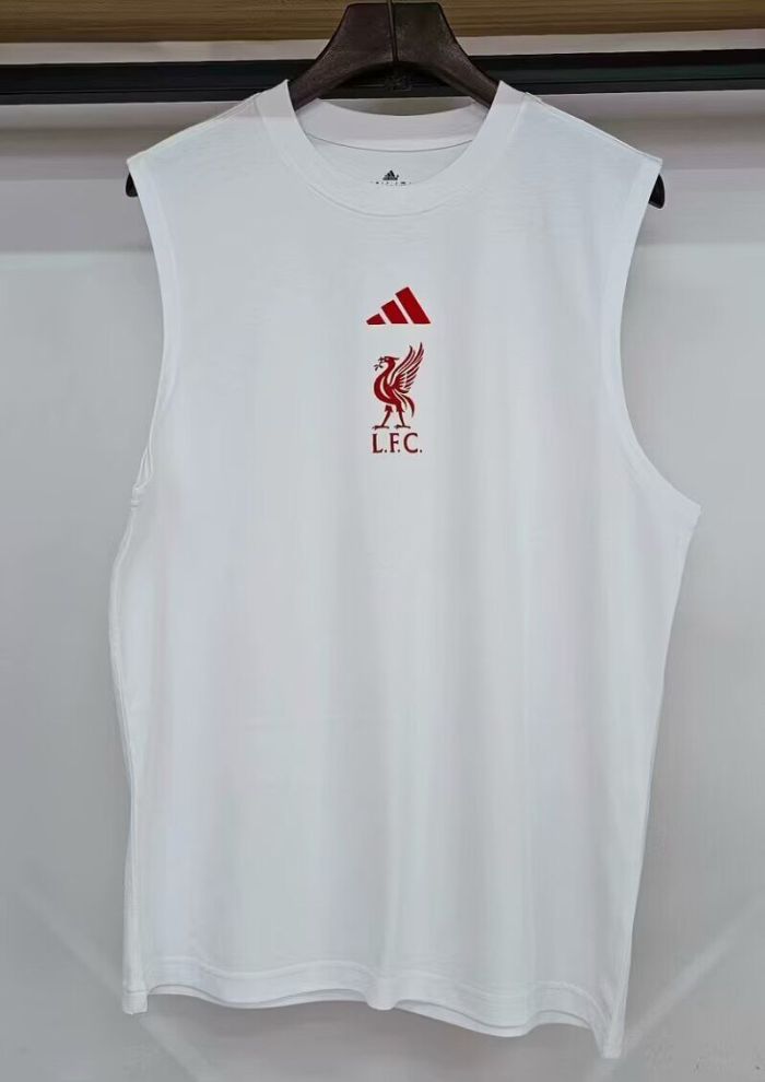 Fan Version 2025-2026 Liverpool Cotton Soccer Training Vest
