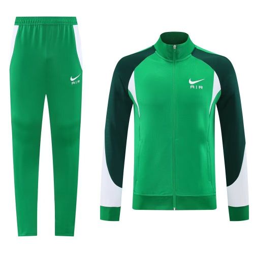 NJ17 2025-2026 NK Green Soccer Training Jacket and Pants Football Tracksuit