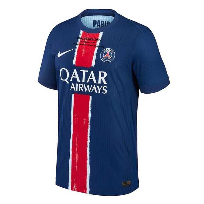 with Front Lettering Maillot PSG Fan Version 2024-2025 Paris Saint-Germain Home Soccer Jersey