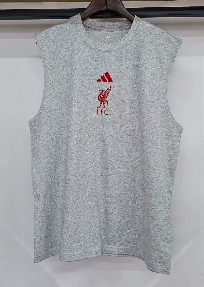 Fan Version 2025-2026 Liverpool Cotton Soccer Training Vest