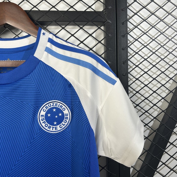 Women 2025-2026 Cruzeiro Home Soccer Jersey Girl Football Shirt