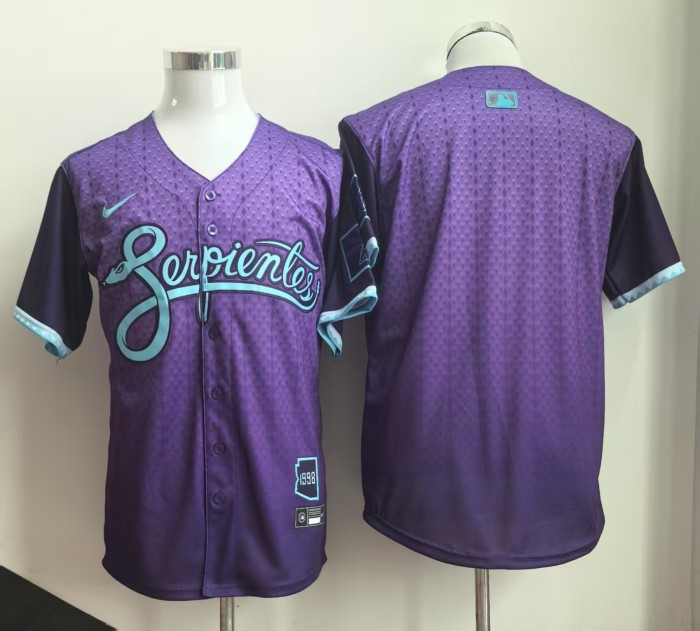City Edition 2025 Arizona Diamondbacks Blank Purple MLB Jersey