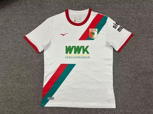 Fan Version FC Augsburg 2025-2026 Home Soccer Jersey Football Shirt