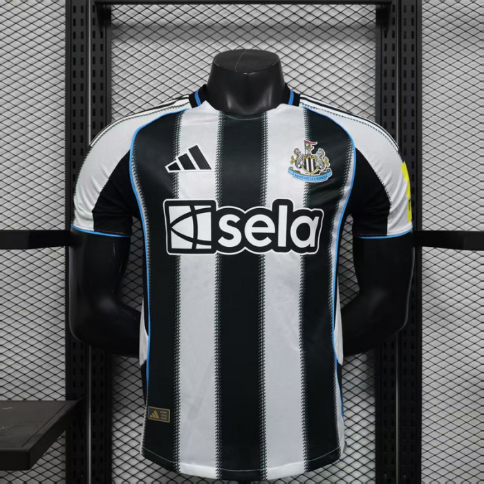 Player Version 2025-2026 Newcastle United Home Soccer Jersey Football Shirt