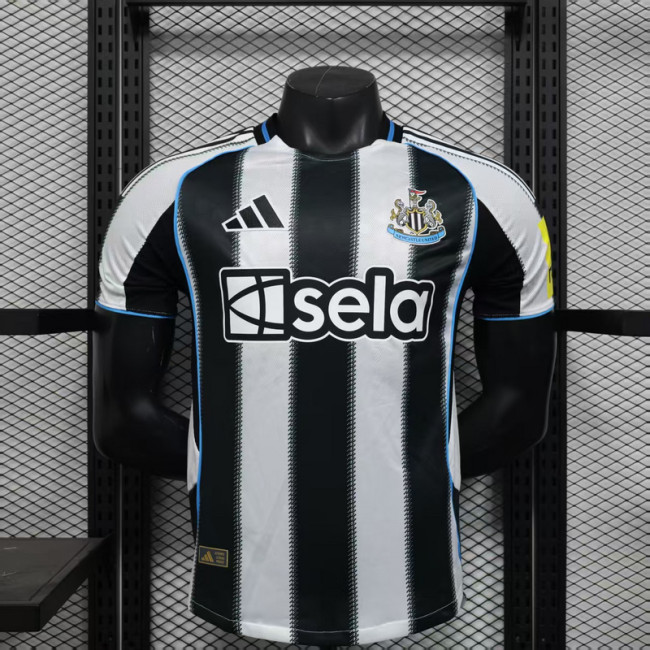 Player Version 2025-2026 Newcastle United Home Soccer Jersey Football Shirt