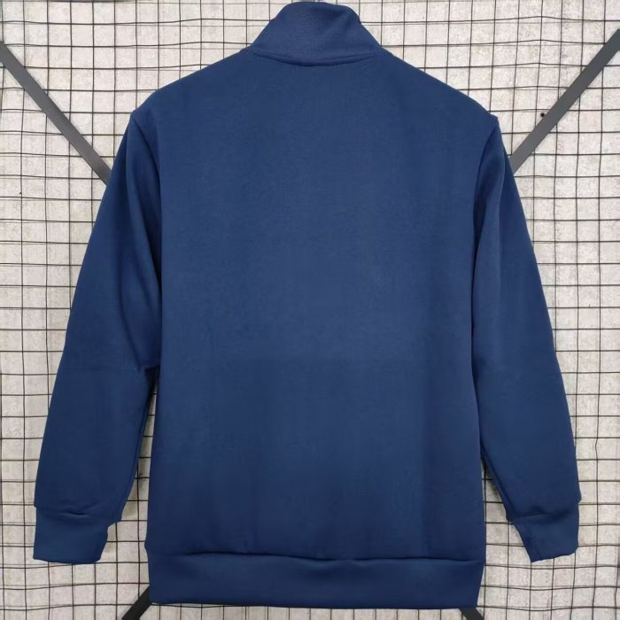 2025-2026 Arsenal Dark Blue Soccer Windbreaker Jacket Football Jacket