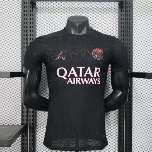 Player Version 2025-2026 PSG Black Special Edition Soccer Jersey Football Maillot
