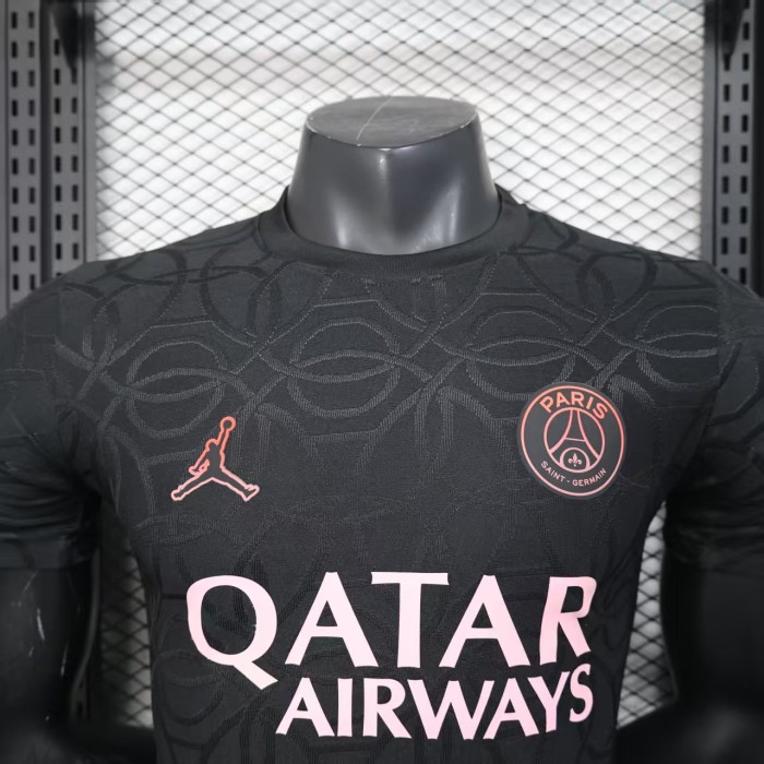 Player Version 2025-2026 PSG Black Special Edition Soccer Jersey Football Maillot