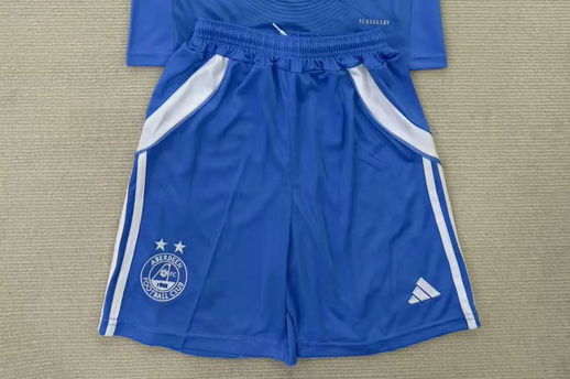 Fan Version 2025-2026 Aberdeen Blue Goalkeeper Soccer Shorts Football Shorts