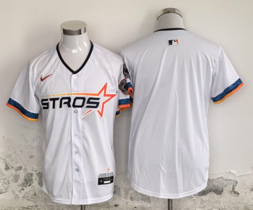 City Edition Houston Astros 2025 White Cool Base Jersey MLB Shirt