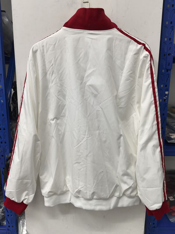 2025-2026 Bayern Munich 125th Anniversary White Soccer Windbreaker Jacket Football Jacket