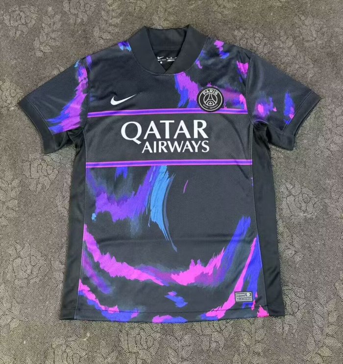 Fan Version 2025-2026 PSG Black Special Edition Soccer Jersey Paris Football Maillot