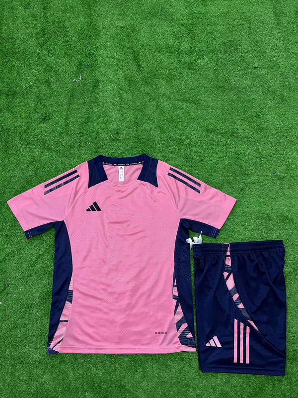 AD703 Blank DIY Soccer Training Uniforms Men's Custom Jersey and Shorts Youth Kids Football Set