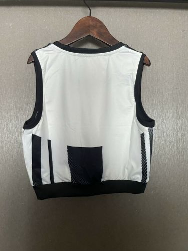 Women 2025-2026 Juventus Home Soccer Yoga Vest Girl Football Jersey